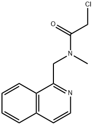 2-Chloro-N-isoquinolin-1-ylMethyl-N-Methyl-acetaMide 结构式