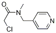 2-氯-N-甲基-N-(吡啶-4-基甲基)乙酰胺 结构式