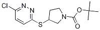 3-(6-Chloro-pyridazin-3-ylsulfanyl)
-pyrrolidine-1-carboxylic acid tert
-butyl ester 结构式