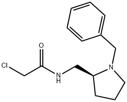 N-((S)-1-Benzyl-pyrrolidin-2-ylMethyl)-2-chloro-acetaMide 结构式