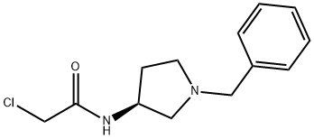 N-((S)-1-Benzyl-pyrrolidin-3-yl)-2-chloro-acetaMide 结构式