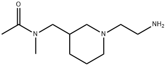 N-[1-(2-AMino-ethyl)-piperidin-3-ylMethyl]-N-Methyl-acetaMide 结构式