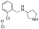 (2-氯-苄基)-吡咯烷-3-基-胺盐酸盐 结构式