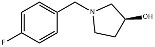 (S)-1-(4-氟-苄基)-吡咯烷-3-醇 结构式