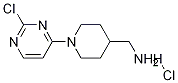 [1-(2-氯-嘧啶-4-基)-哌啶-4-基]-甲基-胺盐酸盐 结构式