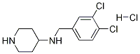 (3,4-二氯-苄基)-哌啶-4-基-胺盐酸盐 结构式