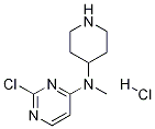 (2-氯-嘧啶-4-基)-甲基哌啶-4-基-胺盐酸盐 结构式