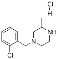 1-(2-Chloro-benzyl)-3-methyl-piperazine hydrochloride 结构式