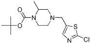 4-(2-Chloro-thiazol-5-ylmethyl)-2-methyl-piperazine-1-carboxylic acid tert-butyl ester 结构式