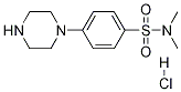 N,N-二甲基-4-(哌嗪-1-基)苯磺酰胺盐酸盐 结构式
