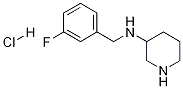 (3-氟-苄基)-哌啶-3-基-胺盐酸盐 结构式