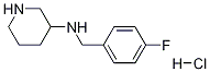 (4-氟-苄基)-哌啶-3-基-胺盐酸盐 结构式