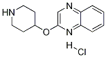 2-(piperidin-4-yloxy)quinoxaline hydrochloride 结构式