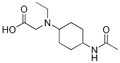 (1R,4R)- [(4-AcetylaMino-cyclohexyl)-ethyl-aMino]-acetic acid 结构式