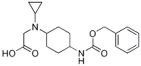 (1R,4R)-[(4-BenzyloxycarbonylaMino-cyclohexyl)-cyclopropyl-aMino]-acetic acid 结构式