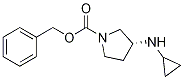 (R)-3-CyclopropylaMino-pyrrolidine-1-carboxylic acid benzyl ester 结构式