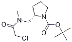 (S)-2-{[(2-Chloro-acetyl)-Methyl-aMino]-Methyl}-pyrrolidine-1-carboxylic acid tert-butyl ester 结构式
