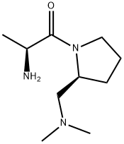 (S)-2-AMino-1-((S)-2-diMethylaMinoMethyl-pyrrolidin-1-yl)-propan-1-one 结构式