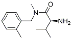 (S)-2-氨基-N,3-二甲基-N-(2-甲基苄基)丁酰胺 结构式