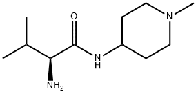 (S)-2-AMino-3-Methyl-N-(1-Methyl-piperidin-4-yl)-butyraMide 结构式