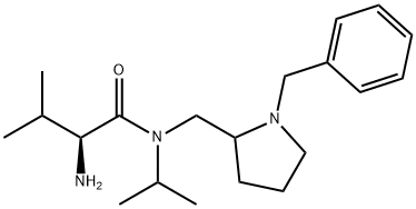 (S)-2-AMino-N-(1-benzyl-pyrrolidin-2-ylMethyl)-N-isopropyl-3-Methyl-butyraMide 结构式