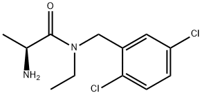 (S)-2-AMino-N-(2,5-dichloro-benzyl)-N-ethyl-propionaMide 结构式