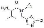 (S)-2-AMino-N-(2-chloro-thiazol-5-ylMethyl)-N-cyclopropyl-3-Methyl-butyraMide 结构式