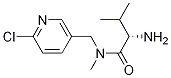 (S)-2-AMino-N-(6-chloro-pyridin-3-ylMethyl)-3,N-diMethyl-butyraMide 结构式