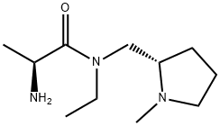 (S)-2-AMino-N-ethyl-N-((S)-1-Methyl-pyrrolidin-2-ylMethyl)-propionaMide 结构式