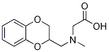 [(2,3-Dihydro-benzo[1,4]dioxin-2-ylMethyl)-Methyl-aMino]-acetic acid 结构式