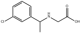 [1-(3-Chloro-phenyl)-ethylaMino]-acetic acid 结构式