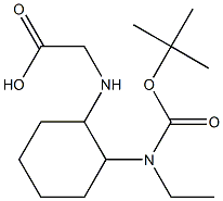 [2-(tert-Butoxycarbonyl-ethyl-aMino)-cyclohexylaMino]-acetic acid 结构式