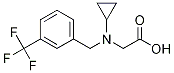 [Cyclopropyl-(3-trifluoroMethyl-benzyl)-aMino]-acetic acid 结构式