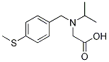 N-异丙基-N-(4-(甲硫基)苄基)甘氨酸 结构式