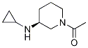 1-((S)-3-CyclopropylaMino-piperidin-1-yl)-ethanone 结构式