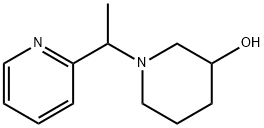 1-(1-吡啶-2-基-乙基)-哌啶-3-醇 结构式
