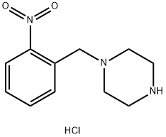 1-(2-Nitro-benzyl)-piperazine hydrochloride 结构式