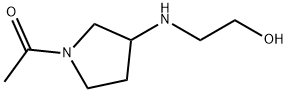 1-[3-(2-Hydroxy-ethylaMino)-pyrrolidin-1-yl]-ethanone 结构式