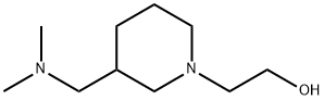 2-(3-DiMethylaMinoMethyl-piperidin-1-yl)-ethanol 结构式