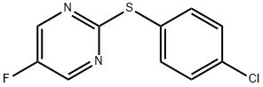 2-(4-氯-苯基硫基)-5-氟-嘧啶 结构式