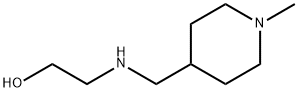 2-[(1-Methyl-piperidin-4-ylMethyl)-aMino]-ethanol 结构式