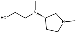 2-[Methyl-((S)-1-Methyl-pyrrolidin-3-yl)-aMino]-ethanol 结构式