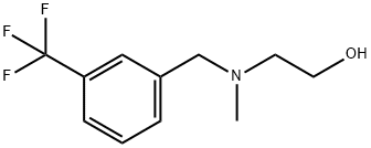 2-[Methyl-(3-trifluoroMethyl-benzyl)-aMino]-ethanol 结构式