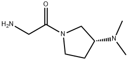 2-AMino-1-((R)-3-diMethylaMino-pyrrolidin-1-yl)-ethanone 结构式