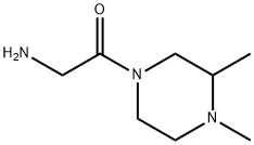 2-AMino-1-(3,4-diMethyl-piperazin-1-yl)-ethanone 结构式