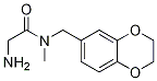 2-AMino-N-(2,3-dihydro-benzo[1,4]dioxin-6-ylMethyl)-N-Methyl-acetaMide 结构式