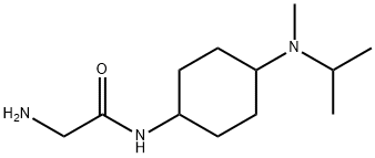 2-AMino-N-[4-(isopropyl-Methyl-aMino)-cyclohexyl]-acetaMide 结构式