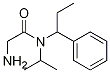 2-AMino-N-isopropyl-N-(1-phenyl-propyl)-acetaMide 结构式