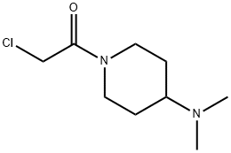 2-氯-1-(4-(二甲基氨基)哌啶-1-基)乙烷-1-酮 结构式