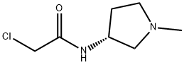 2-Chloro-N-((R)-1-Methyl-pyrrolidin-3-yl)-acetaMide 结构式